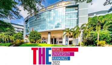 Ton Duc Thang University was ranked 73rd in Asia according to THE Asia University Rankings 2022
