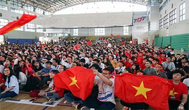 TDTU Students with U23 Vietnam