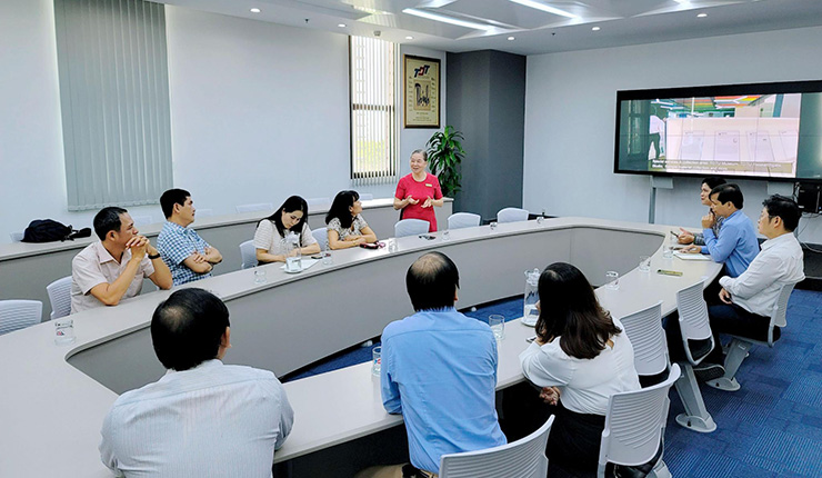 Ho Chi Minh City University of Education visited INSPiRE Library